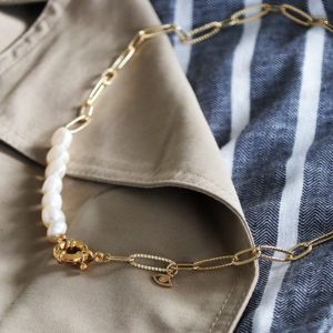 Collier en plaqu&eacute; or