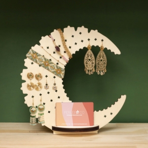 porte bijoux lune