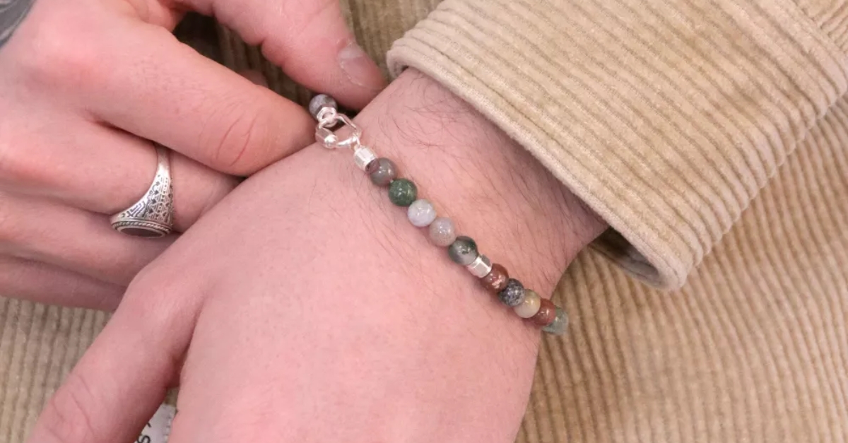 Bracelet perle homme