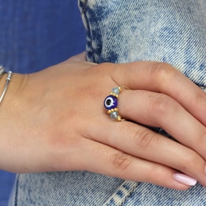 bague oeil porte bonheur