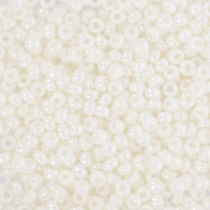 Rocaille Miyuki 11/0 591 - Ivory Pearl Ceylon Miyuki R&eacute;f&eacute;rence : MR11/591