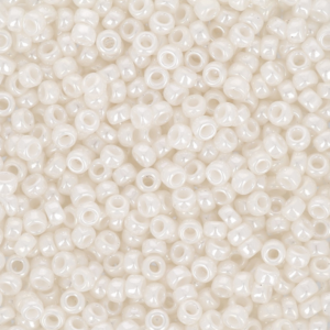 Rocaille Miyuki 11/0 592 - Antique Ivory Pearl Ceylon Miyuki R&eacute;f&eacute;rence : MR11/G/592