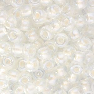 Rocaille Miyuki 6/0 4601 - Pearlized Effect WhiteMiyuki Référence : MR06/4601