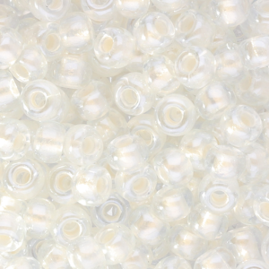 Rocaille Miyuki 6/0 4601 - Pearlized Effect WhiteMiyuki R&eacute;f&eacute;rence : MR06/4601