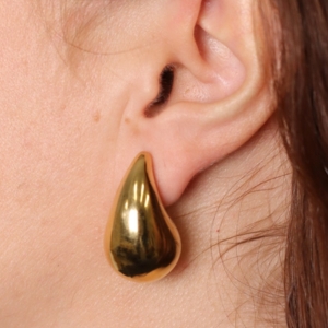 boucles d'oreilles gouttes effet bulle