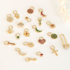 mini breloques zircon