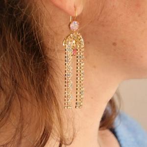 boucles d'oreilles pendantes