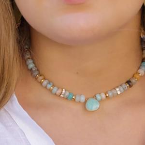 ras de cou pierre gemme