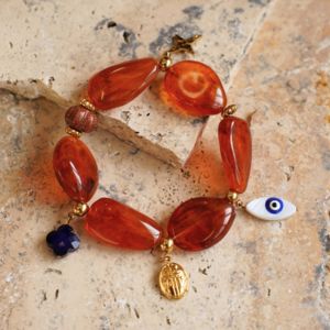 bracelet charms perles en résine