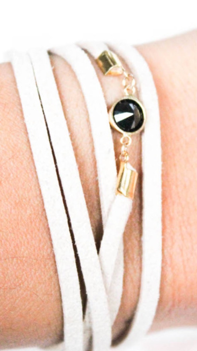 Esquema suedine pulsera y pestaña