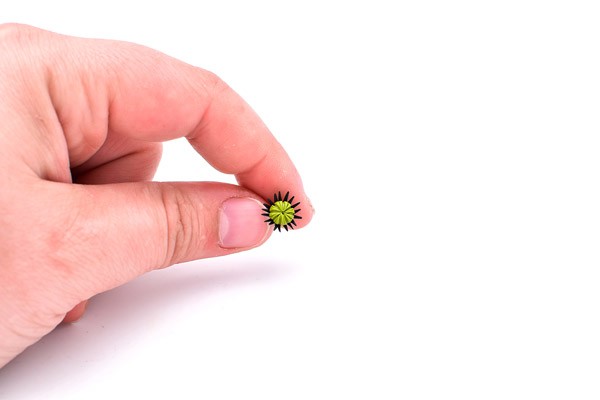 DIY Collar de amapolas en arcilla Fimo fácil : Paso 7