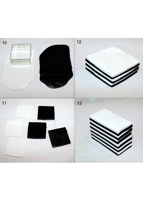 Caña caleidoscópica de arcilla polimérica : Paso 4