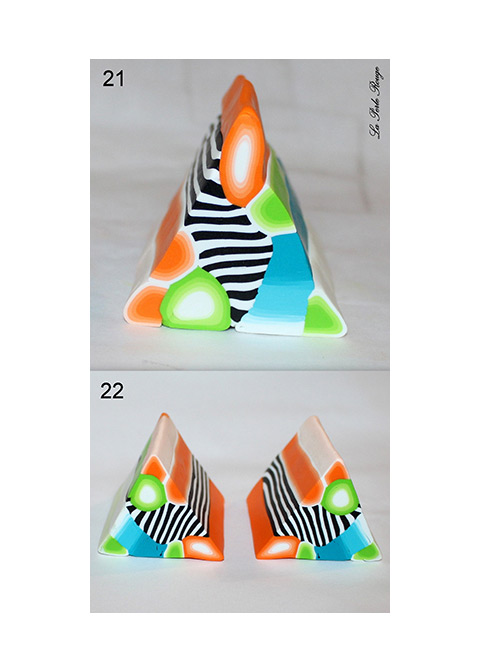 Caña caleidoscópica de arcilla polimérica : Paso 8