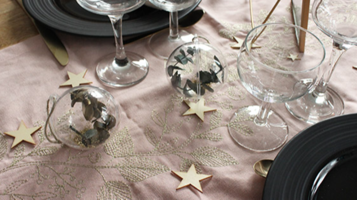 Adorno navideño DIY con eucalipto Adorno navideño DIY con eucalipto