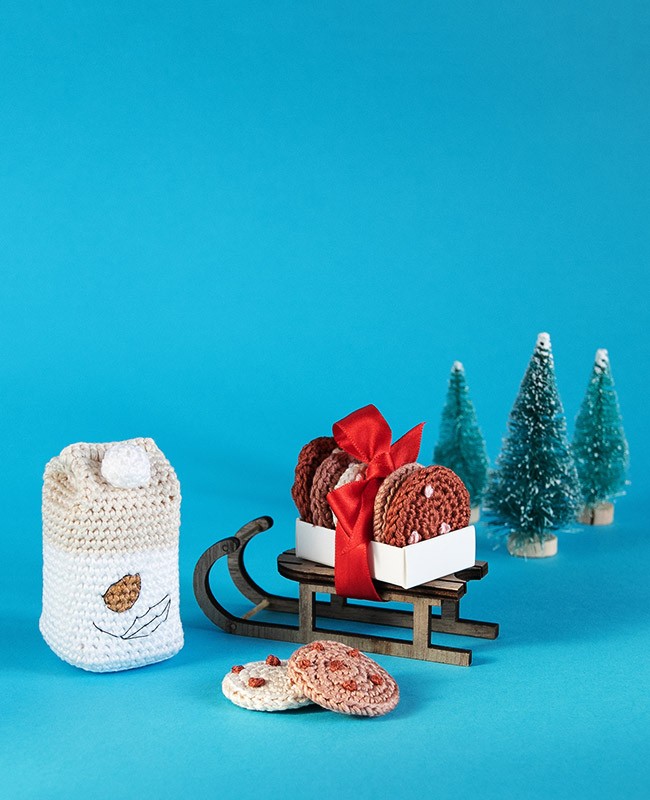 Esquema Bricolaje ladrillo de leche de almendras y galletas de ganchillo Esquema Bricolaje ladrillo de leche de almendras y galletas de ganchillo