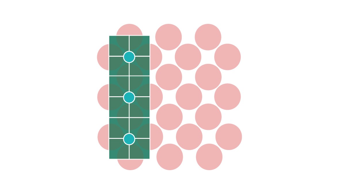 Tuto Anillo cuadrado 9 flores en copas de cristal puro : Paso 12