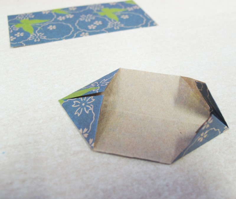 Pendientes Jungle Origami : Paso 4