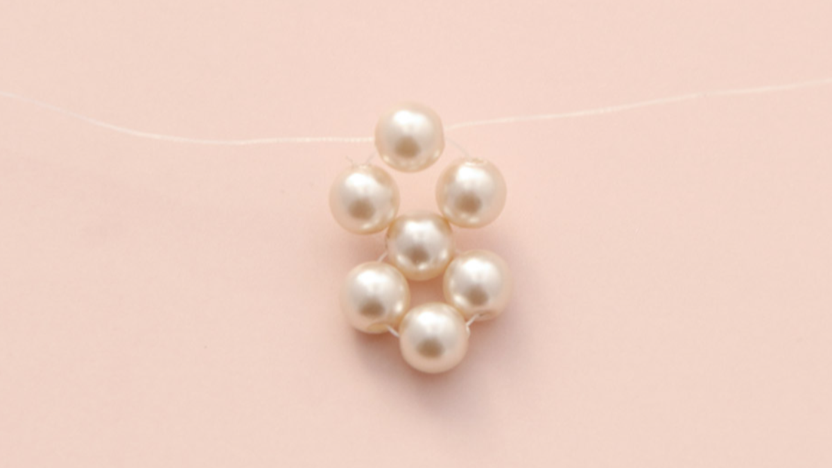 Pulsera de perlas preciosas y mixtas Miyuki delicas : Paso 3 Pulsera de perlas preciosas y mixtas Miyuki delicas : Paso 3