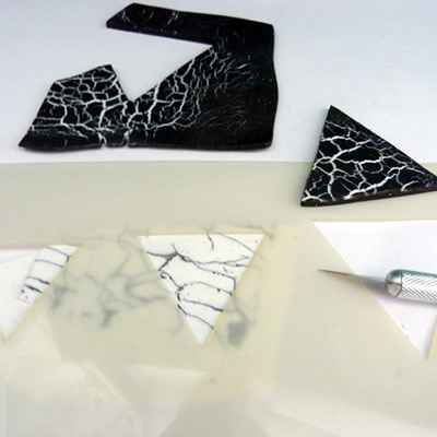 Colgante con efecto mármol de arcilla polimérica : Paso 2 Colgante con efecto mármol de arcilla polimérica : Paso 2