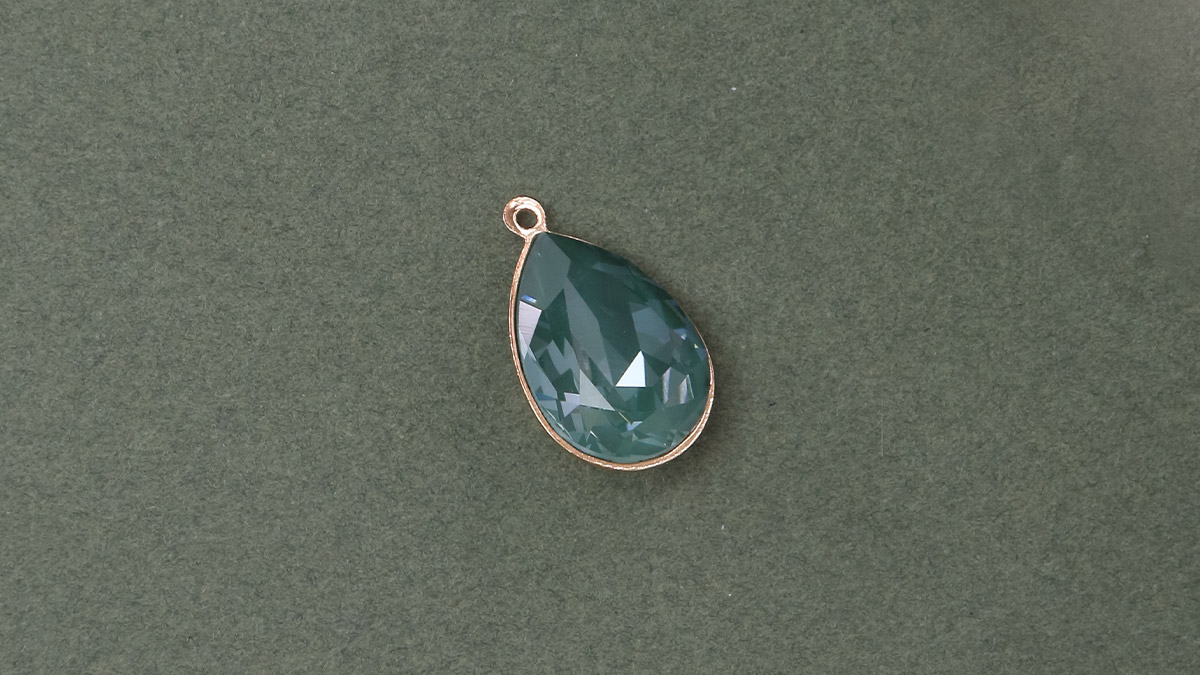 Pendientes de cristal verde : Paso 1 Pendientes de cristal verde : Paso 1