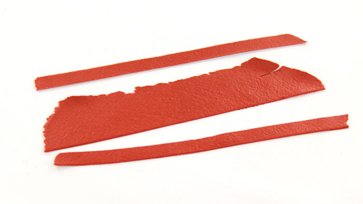 Pendientes de cuero de fimo : Paso 1