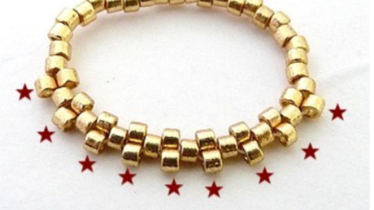 Bolsa de accesorios, pompón de perlas de ángel con perlas Athos de Puca : Paso 2