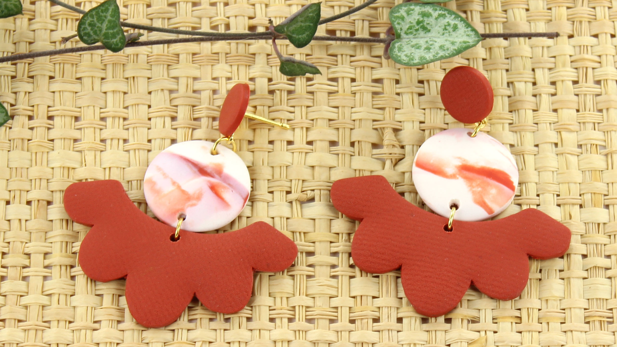 Pendientes de plantilla de flores Perles y Co