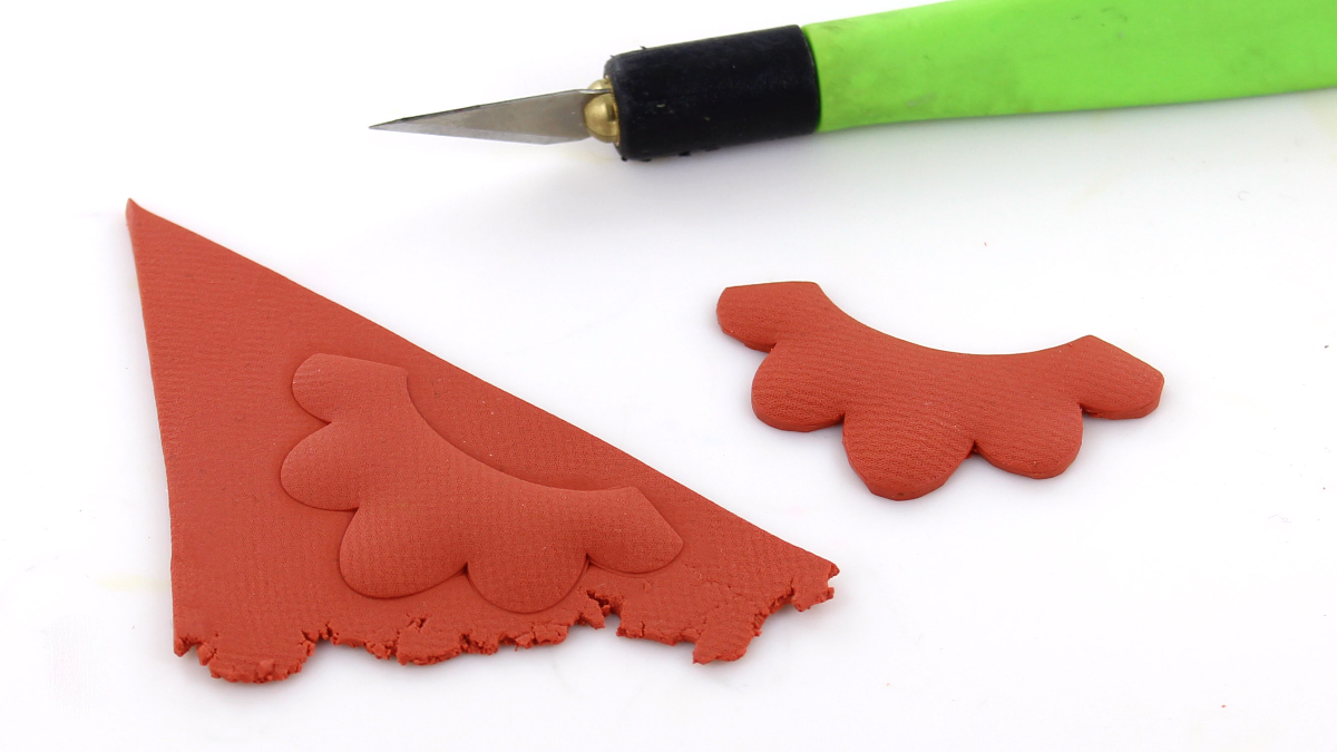 Pendientes de plantilla de flores Perles y Co : Paso 8