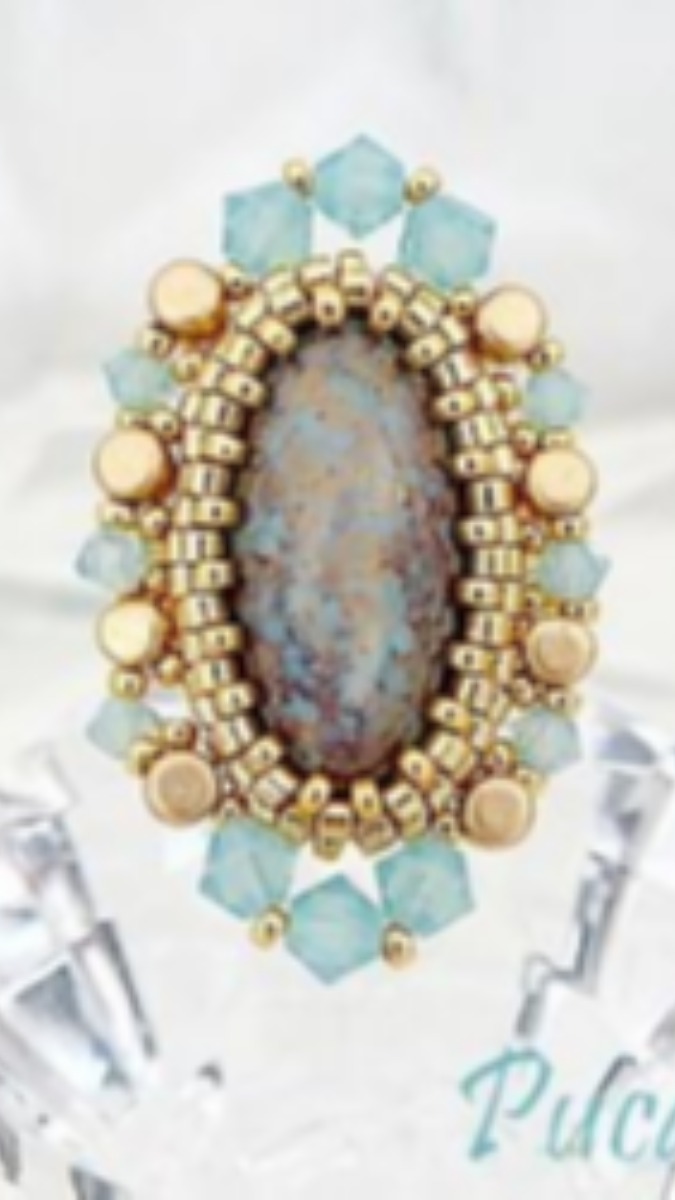 Esquema Cuentas de cristal Ann Ring Athos de Puca