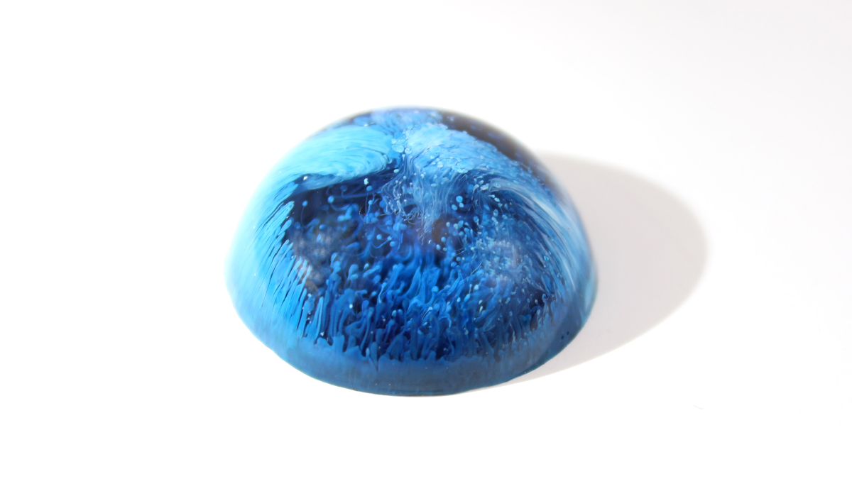 Esquema Cabujones de resina de bricolaje con tintas de alcohol