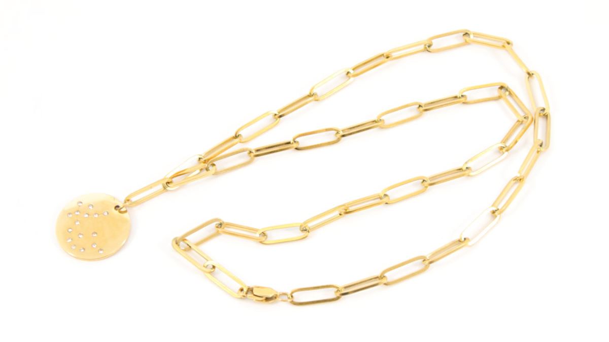 DIY Apilamiento de collares de oro maxi cadenas y gargantillas de perlas de agua dulce : Paso 4