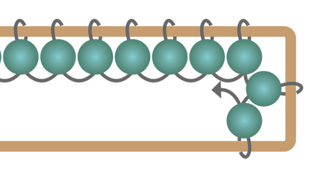 Pendientes rectangulares largos con cuentas de turquesa africana : Paso 4 Pendientes rectangulares largos con cuentas de turquesa africana : Paso 4