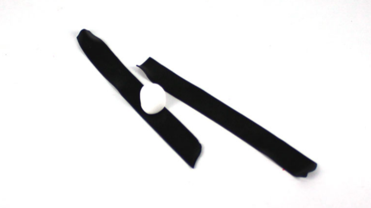 Pendientes de arcilla polimérica de caña rosa : Paso 6