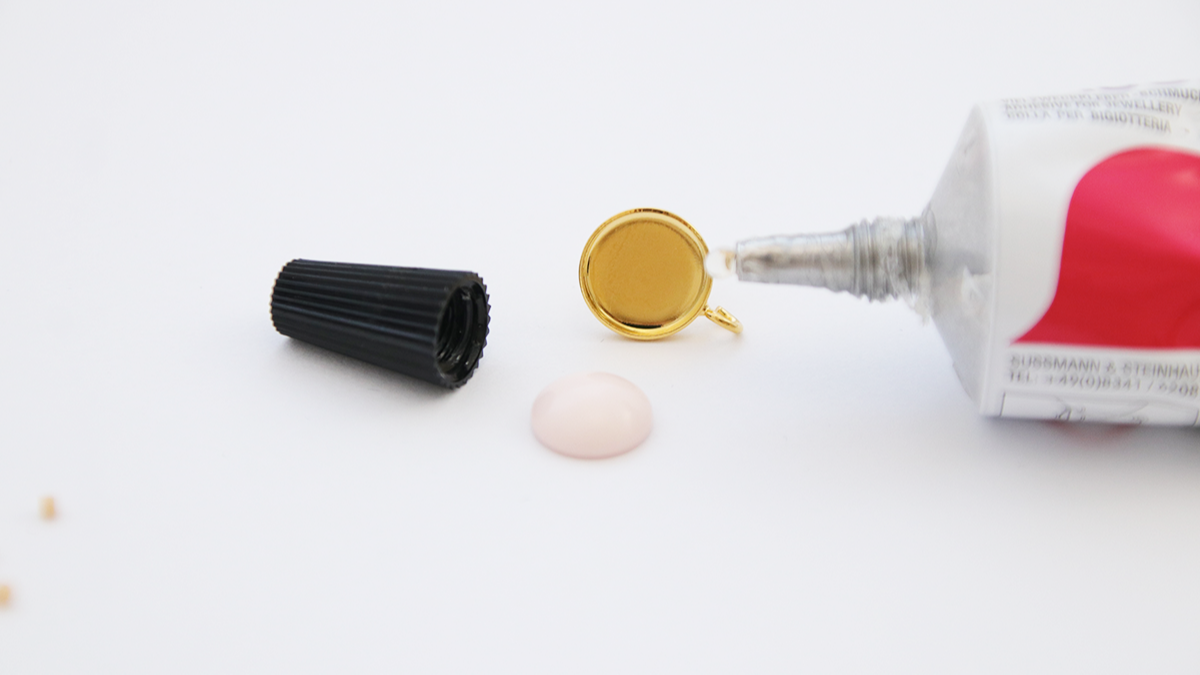 Pendientes con flecos de cuentas Miyuki Delicas 11/0 : Paso 2