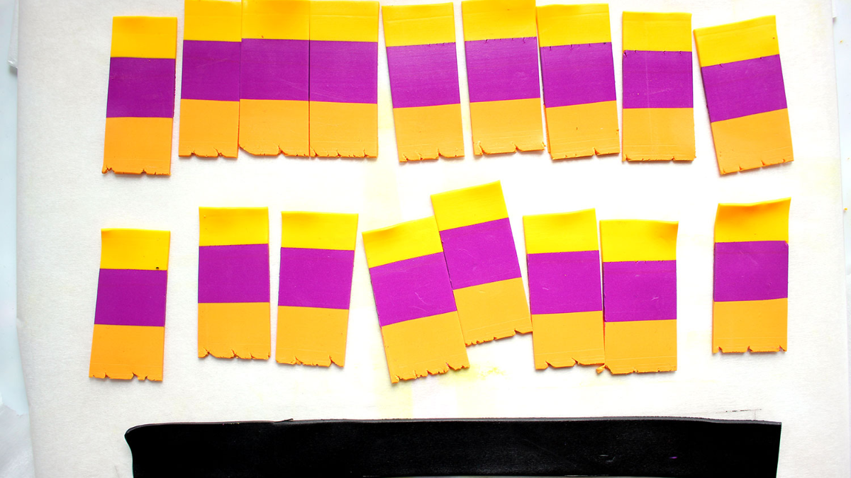 Pendientes de arcilla polimérica : Paso 3