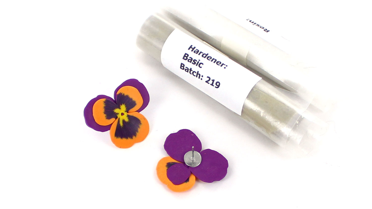 Pendientes de arcilla polimérica : Paso 17