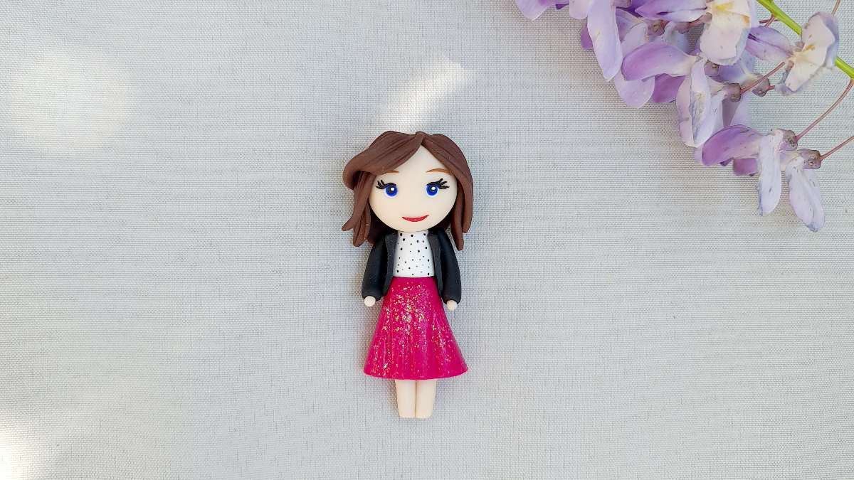 Esquema Figura de muñeca de arcilla polimérica DIY Esquema Figura de muñeca de arcilla polimérica DIY