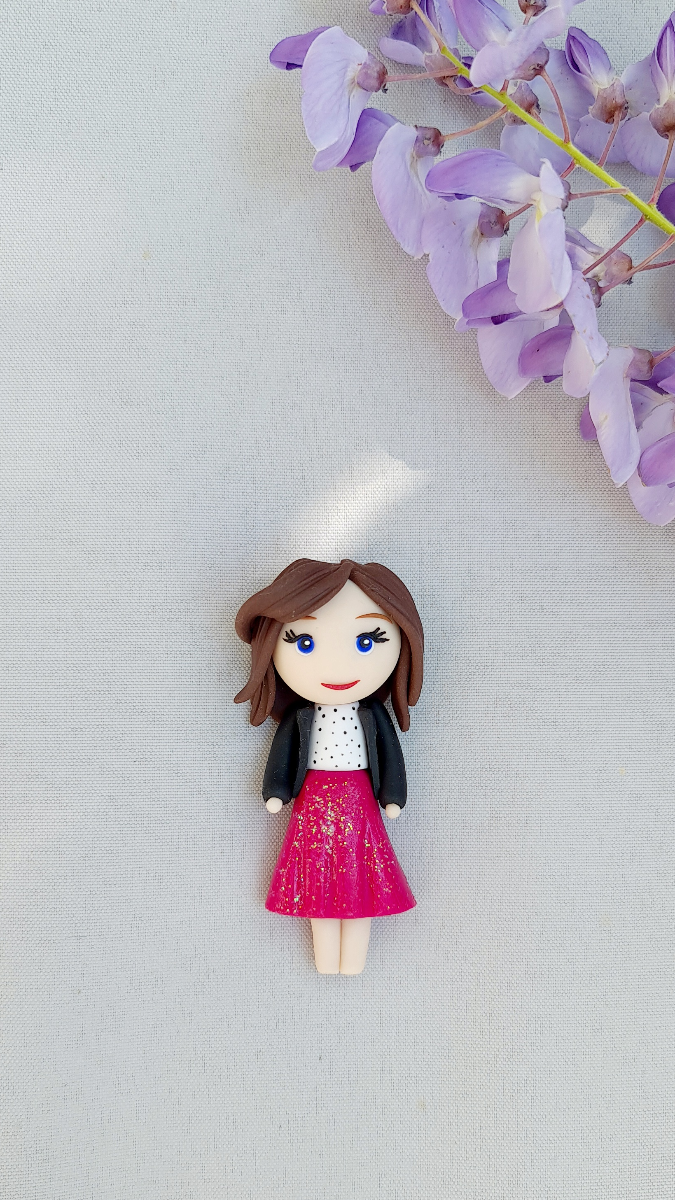 Esquema Figura de muñeca de arcilla polimérica DIY Esquema Figura de muñeca de arcilla polimérica DIY