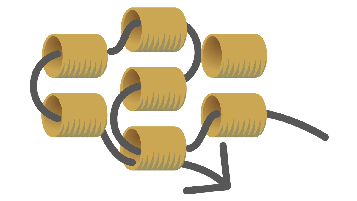 Pulsera en tejido de perlas Miyuki Técnica de par en peyote : Paso 6