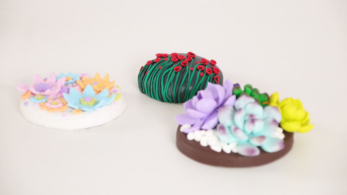 Esquema 3 ideas de bricolaje para reciclar tus tarros con arcilla polimérica