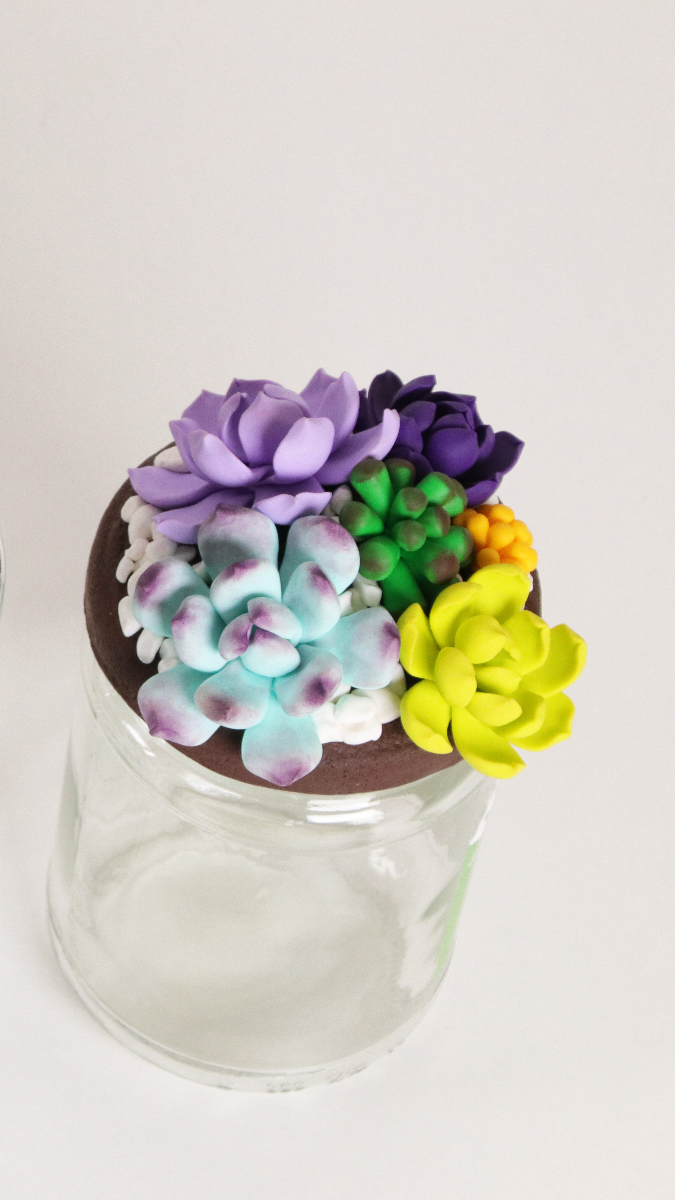 Esquema 3 ideas de bricolaje para reciclar tus tarros con arcilla polimérica