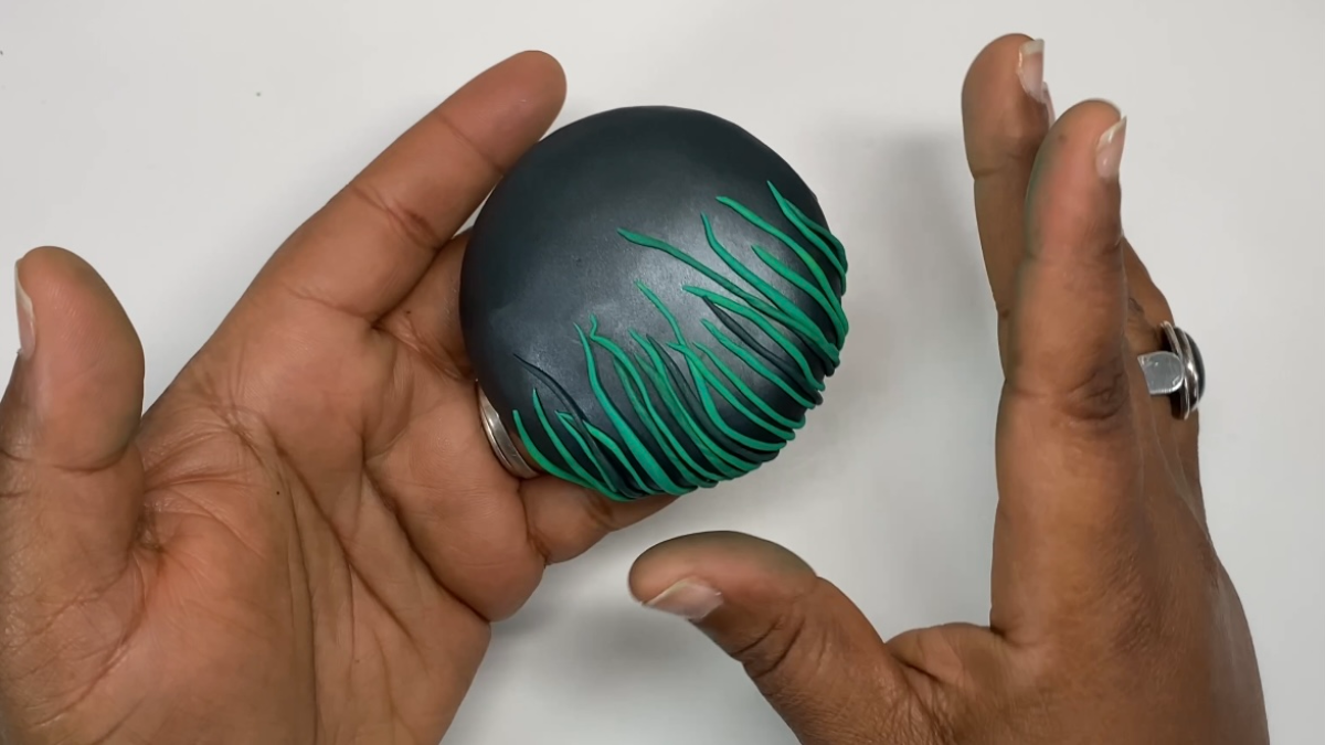 3 ideas de bricolaje para reciclar tus tarros con arcilla polimérica : Paso 45