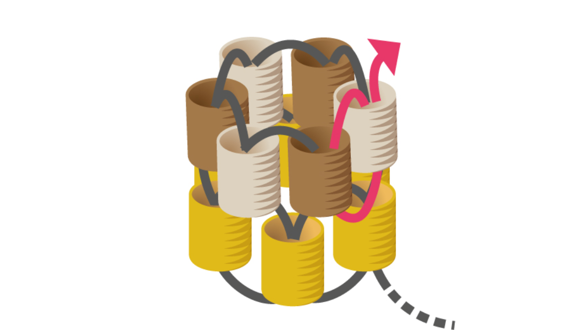 Pulsera de cuentas tubulares Miyuki Brick Stitch : Paso 6