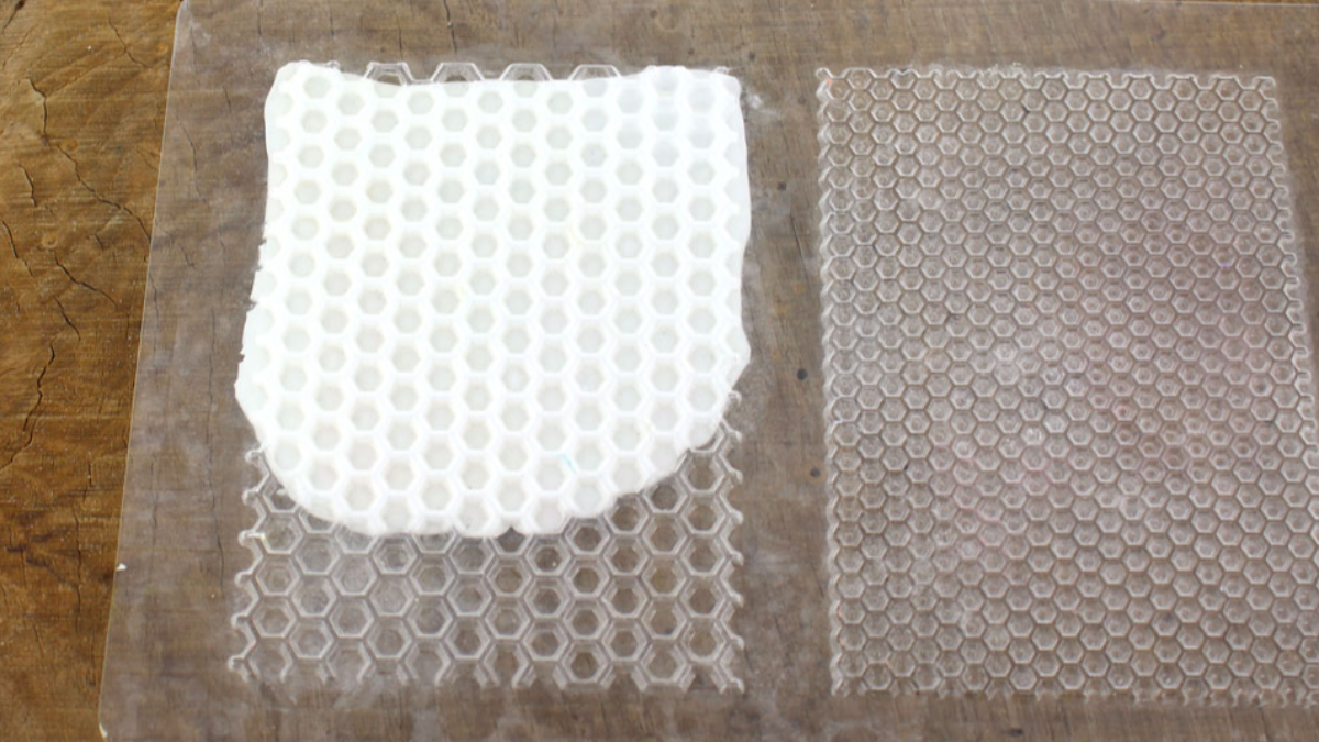 Pendientes de nido de abeja con Fimo líquido : Paso 1 Pendientes de nido de abeja con Fimo líquido : Paso 1