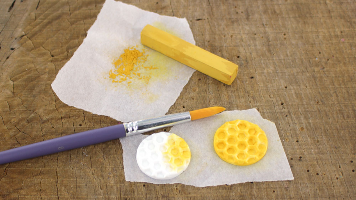 Pendientes de nido de abeja con Fimo líquido : Paso 3 Pendientes de nido de abeja con Fimo líquido : Paso 3