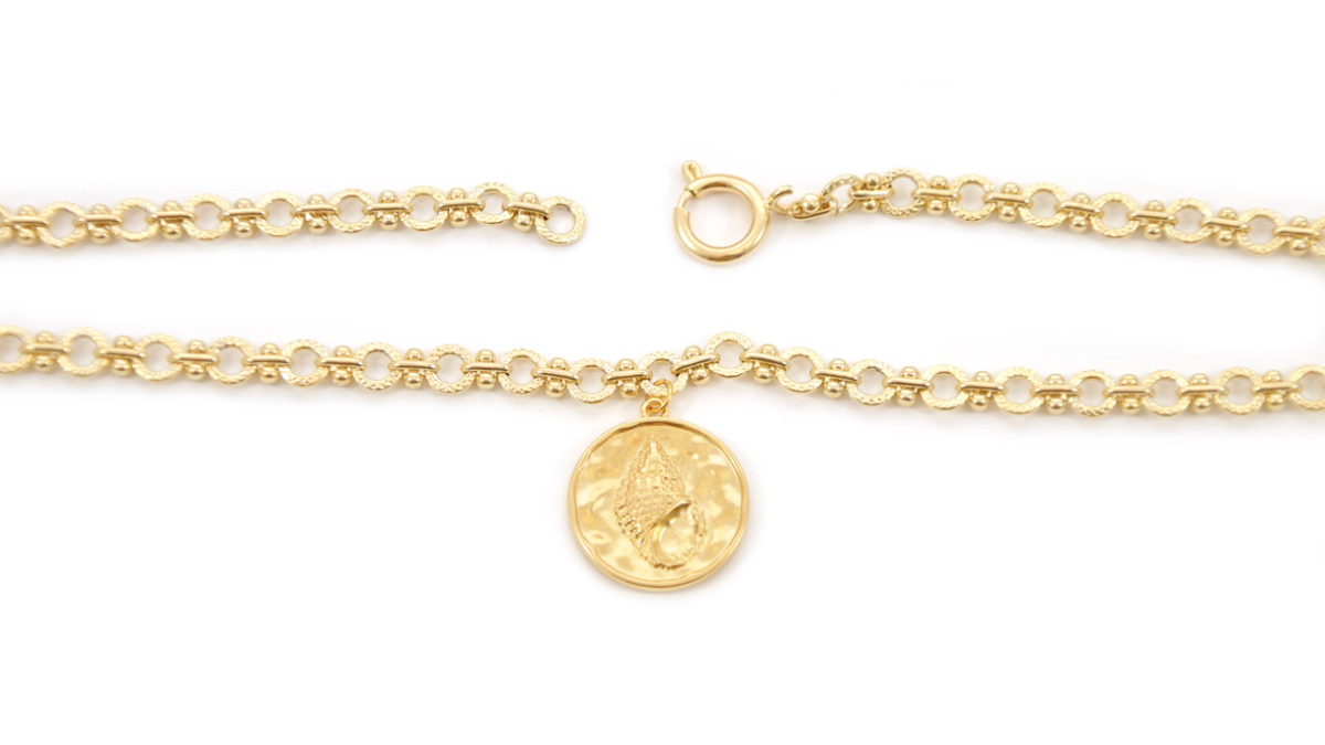 Collar Tuto Multirangs con cuentas de semillas a rayas azules y cadenas de fantasía : Paso 2 Collar Tuto Multirangs con cuentas de semillas a rayas azules y cadenas de fantasía : Paso 2