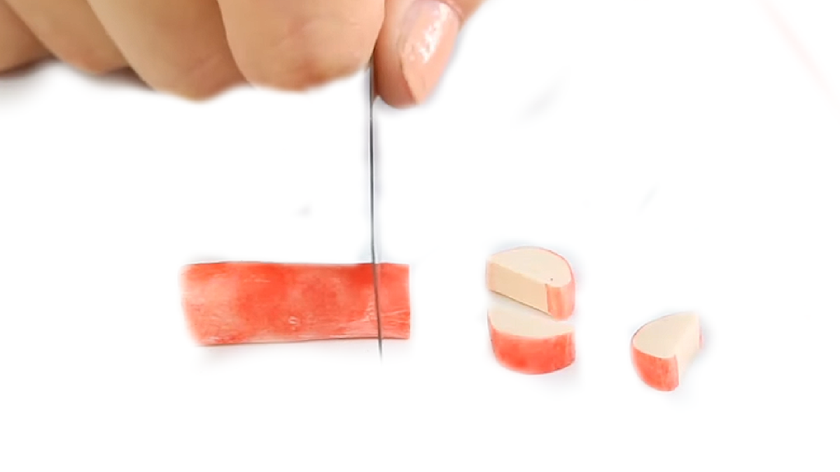 Pulsera de cuentas y melocotón mixto de arcilla polimérica : Paso 4