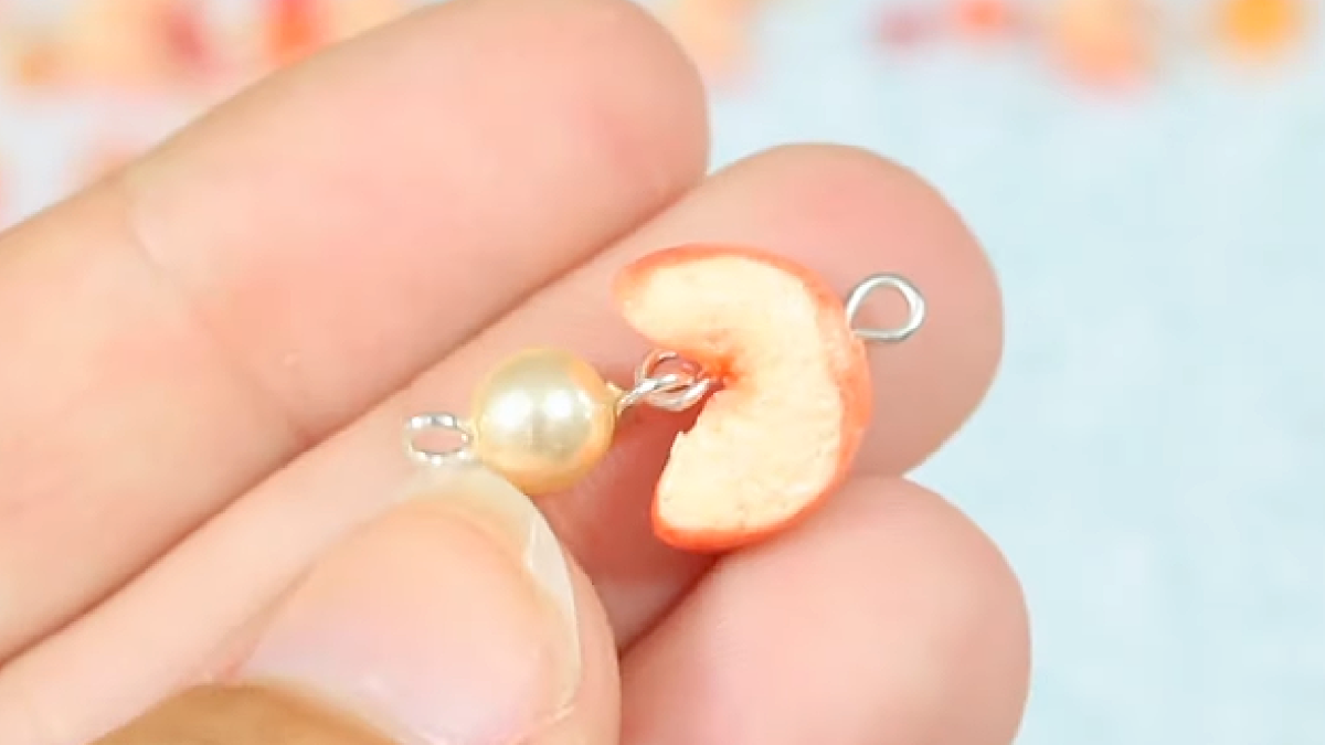 Pulsera de cuentas y melocotón mixto de arcilla polimérica : Paso 12