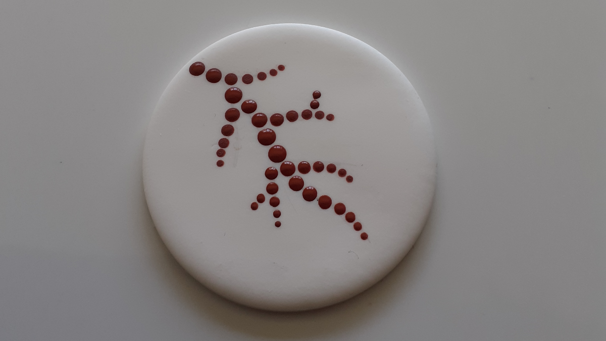 DIY Colgante de arcilla polimérica y diseño de flores técnica de punteado : Paso 6 DIY Colgante de arcilla polimérica y diseño de flores técnica de punteado : Paso 6