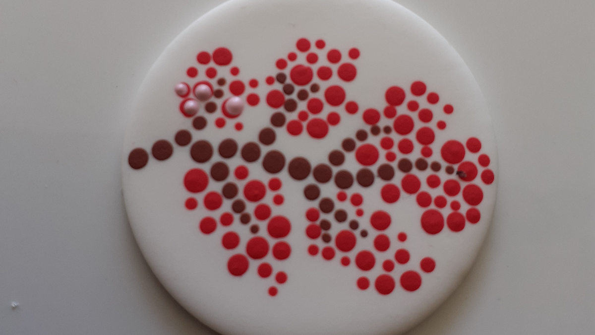 DIY Colgante de arcilla polimérica y diseño de flores técnica de punteado : Paso 11 DIY Colgante de arcilla polimérica y diseño de flores técnica de punteado : Paso 11